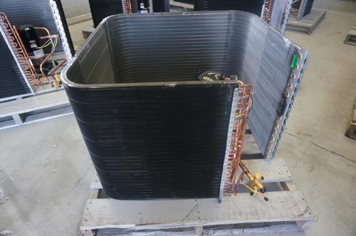 Air conditioning unit protected with MicroGuard treatment